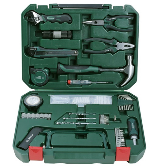 Picture of Bosch All-in-One Metal 108 Piece Hand Tool Kit (Silver, Black and Green)